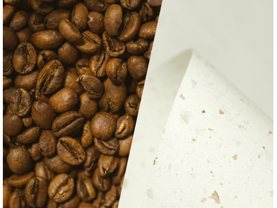 Kaffeepapier Close up